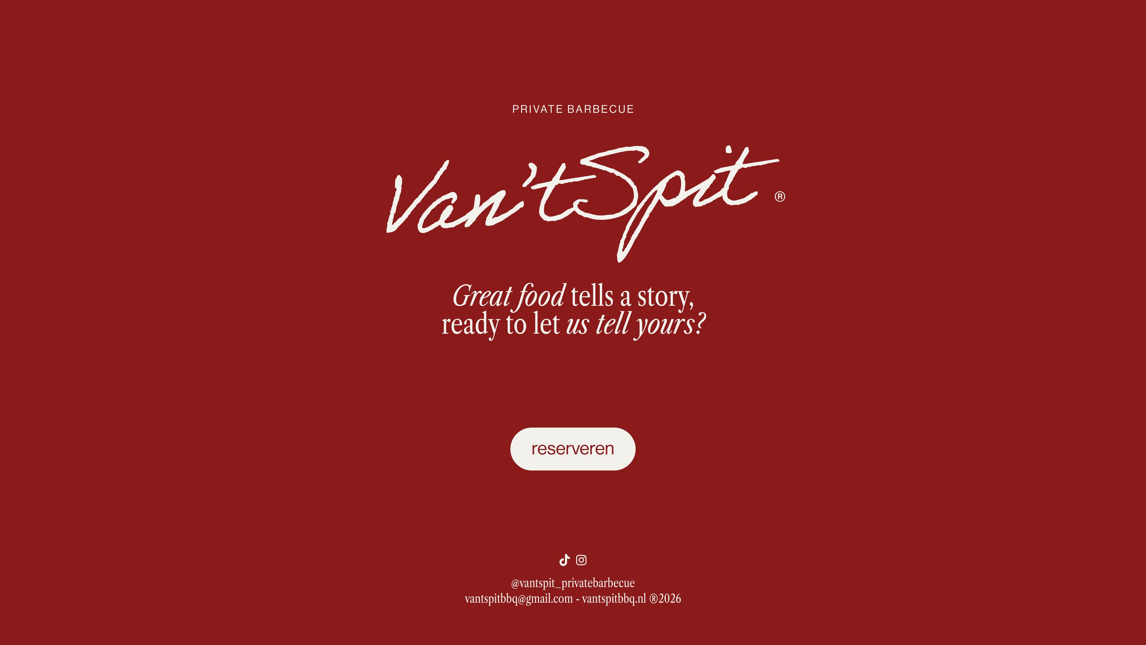 Van 't Spit private barbecue case 10